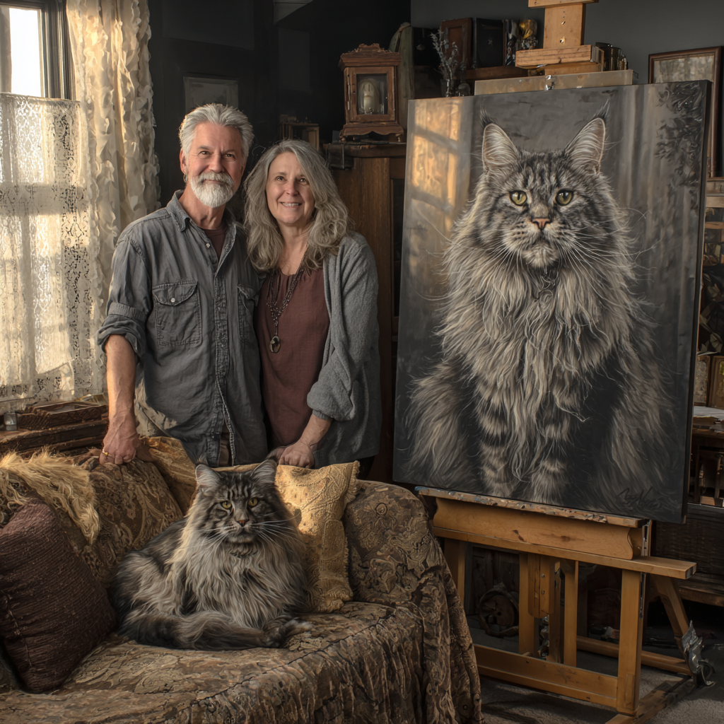 Custom Canvas – Charcoal Style