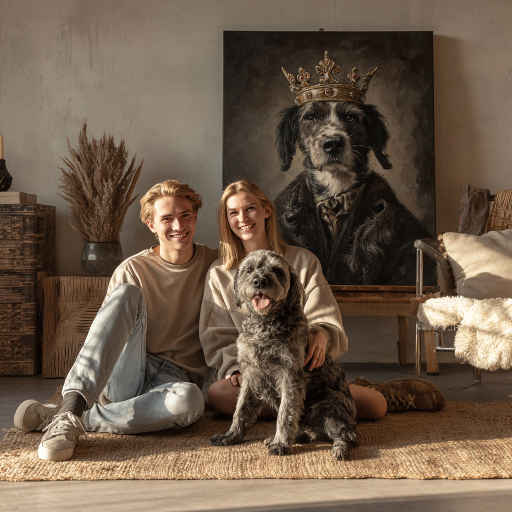 Custom Canvas – Pet Royalty Edition